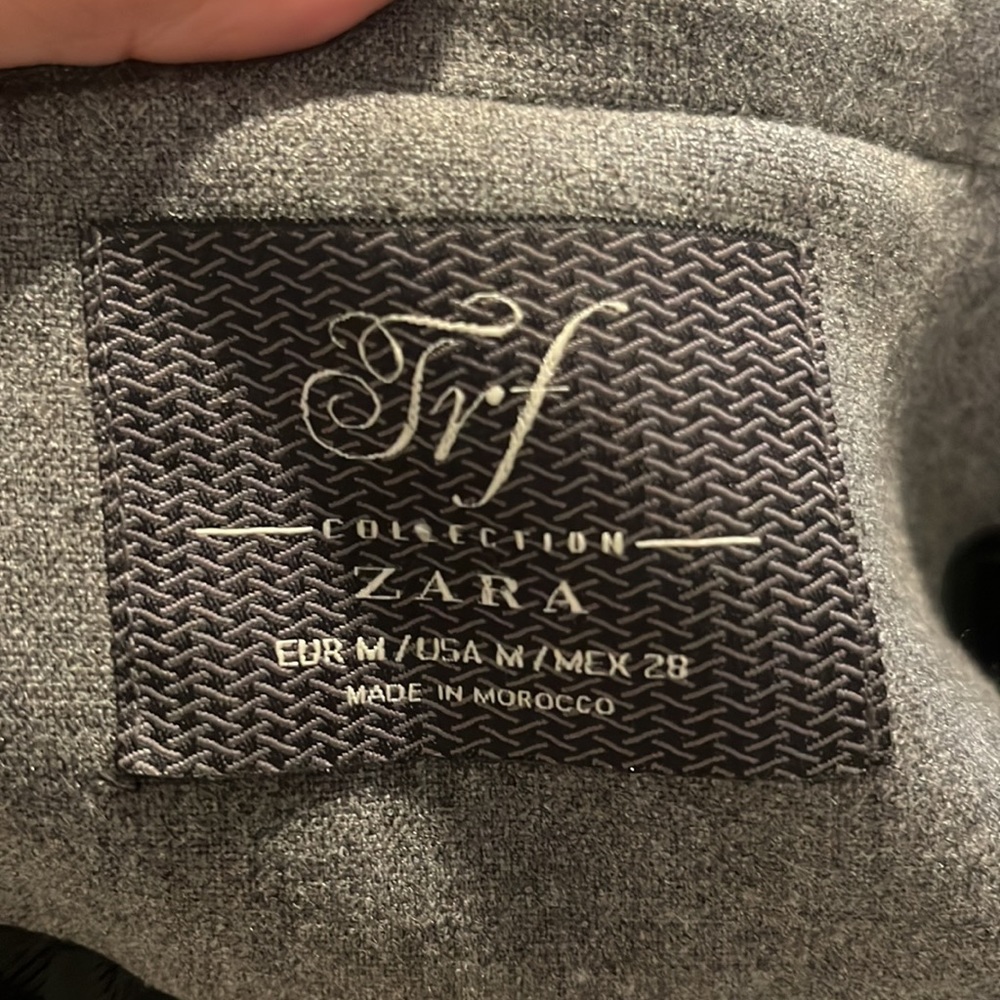 Zara - Grey Button Blazer/Jacket - image 7